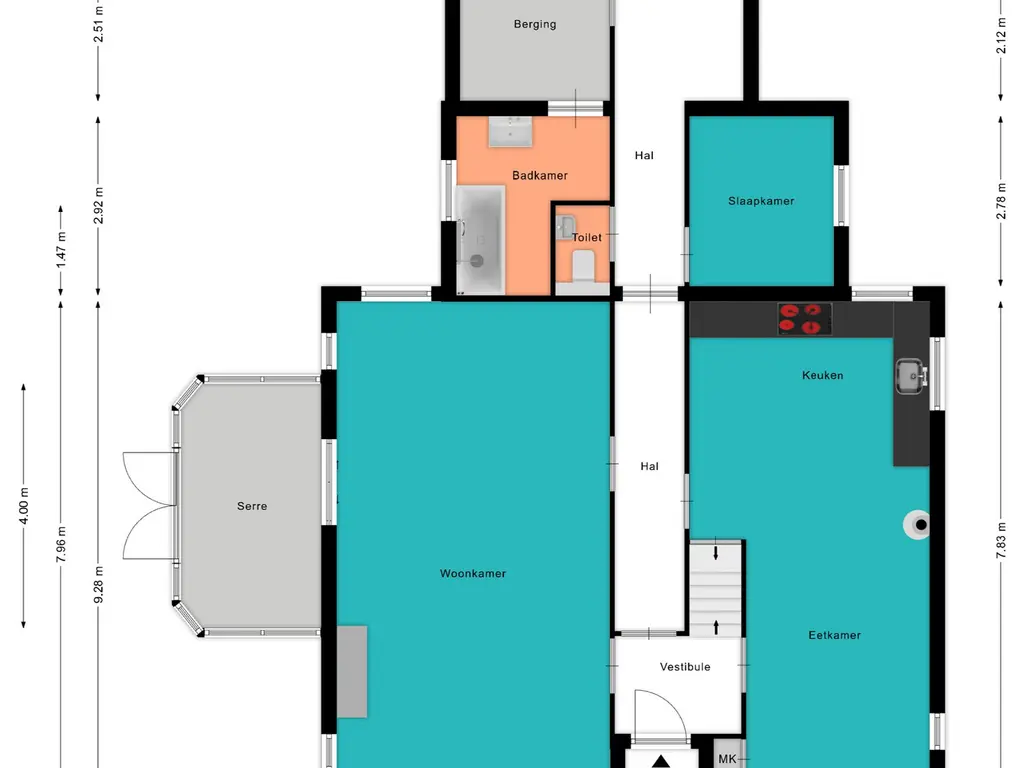 Plattegrond De Bree 1