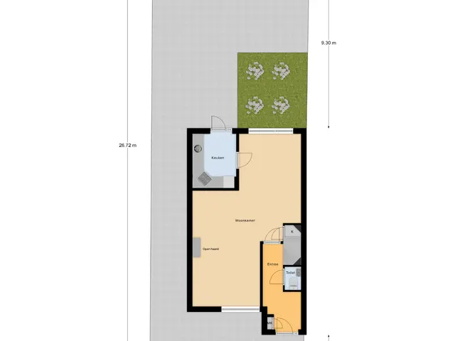 Plattegrond van van Heeswijkstraat 61