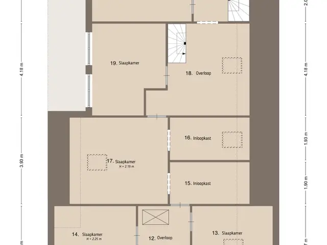 Plattegrond van Meerhoek 12